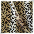 Printed Fake Fur with Leopard Point